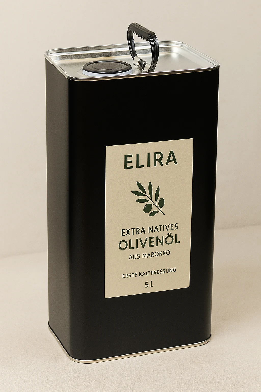 Extra natives Olivenöl im 5L-Kanister für B2B-Großhandel, ideal für Gastronomie, Catering und Wiederverkäufer.